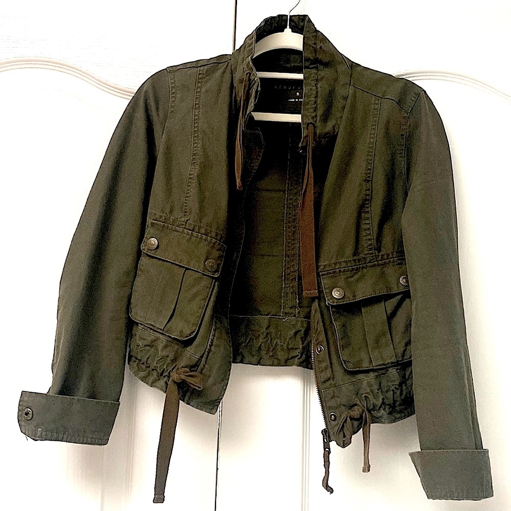 Aeropostale Military Cargo Jacket- size S